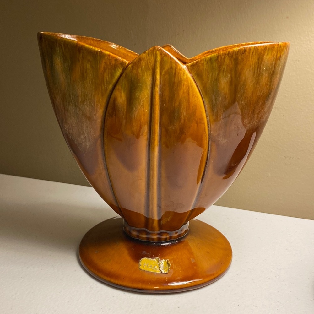 Vintage Royal Haegar Drip Glaze Vase